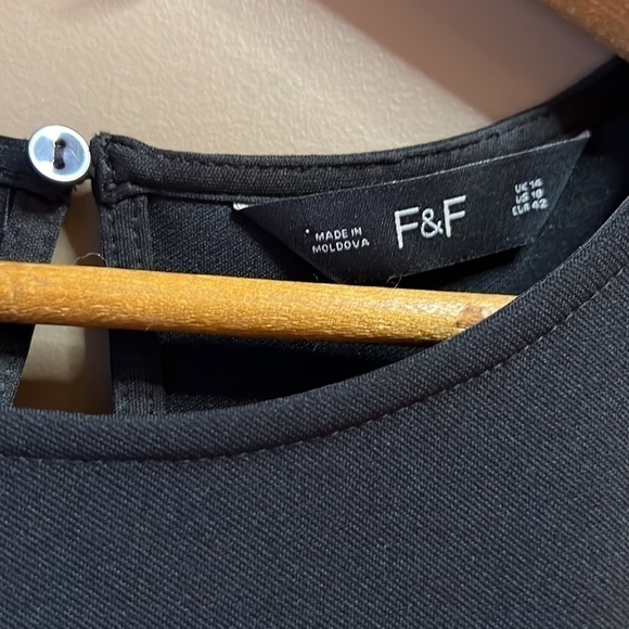 F&f Black Sleeveless Romper Size 10 - Picture 5 of 16